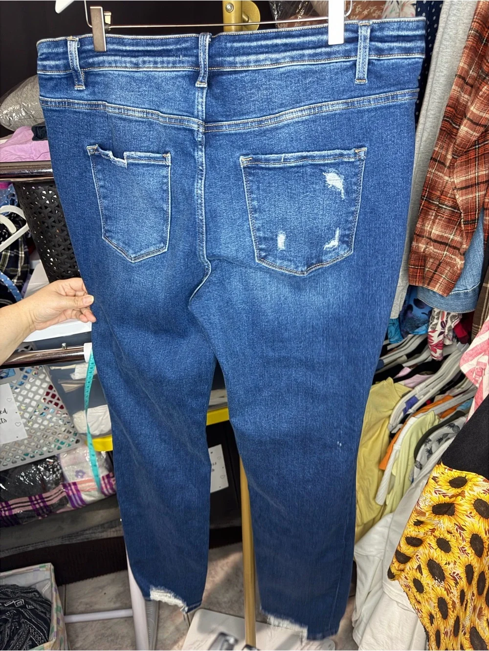 Vervet Distressed Skinny Jeans